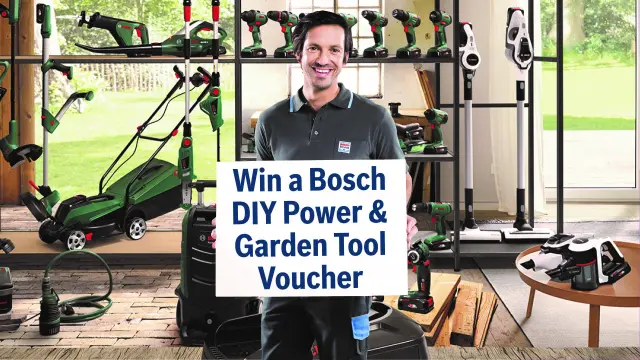 Win a $500 Bosch Power and Garden Tool Voucher promotion