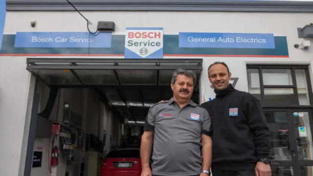 The team for mechanics at the Bosch Car Service Abbotsford