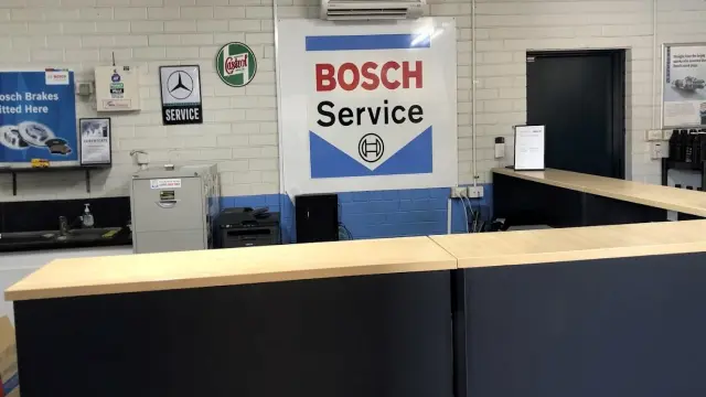 Inviting reception area at Bosch Car Service Bayswater