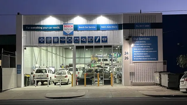Renowned Bosch Car Service Brunswick at Rob's Auto Elec's, delivering top-quality car service and repairs