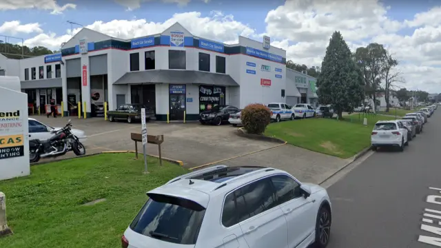 Workshop frontage, highlighting the accessible location for superior car service and repairs.