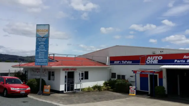 Front view of Bosch Car Service Te Puke, your trusted automotive service provider.