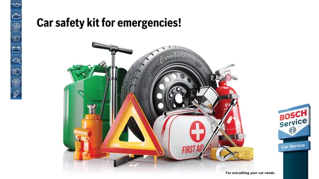 Car Safety Kit for Emergency - Blog by Bosch